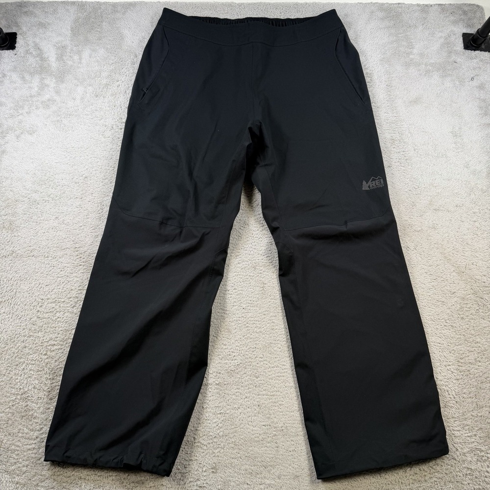 REI Co Op Pants Mens Large x30 Peak 2.5L Waterproof Rain Hiking Drawstring